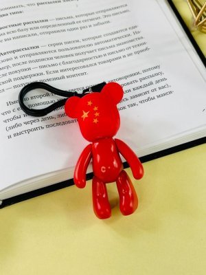 Брелок Bearbrick Звезды (Красный)