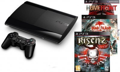 PlayStation 3 320 GB + 3 игры