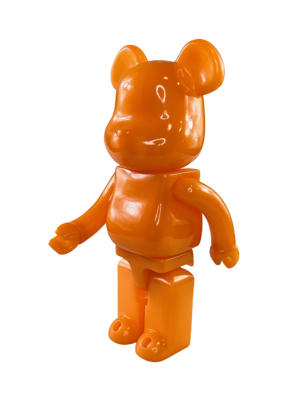 Bearbrick Однотонный (Оранжевый) 400% (28 см)