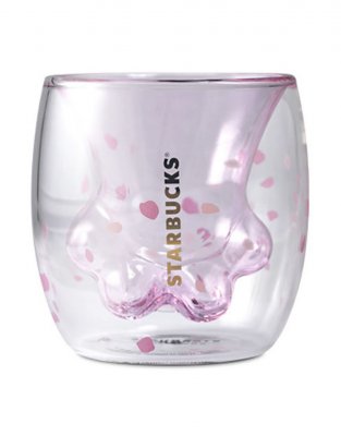 Чашка с двойным дном Starbucks "Cat Paw Cup" Кошачья лапа 175 мл (кружка с двойными стеклом