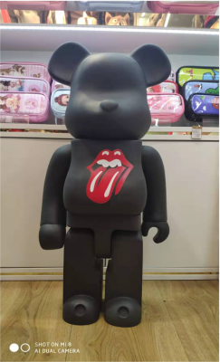 Bearbrick Lips Чорний 1000% (70см)