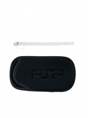 Мягкий чехол + ремешок Черный для Sony PSP-1000/2000/3000 (PSP)