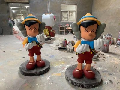 Kaws Passing Through Pinocchio Вінілова Фігурка Піноккіо (Дісней) - 130 см