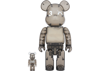 Bearbrick 3. Paradis x Roarguns 400% (28см)