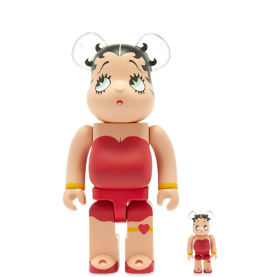 Bearbrick Betty Boop Червоний 400% (28см)