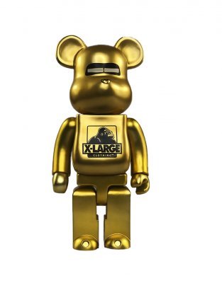 Bearbrick X-Large Hajime Sorayama Gold 400% (28 См)