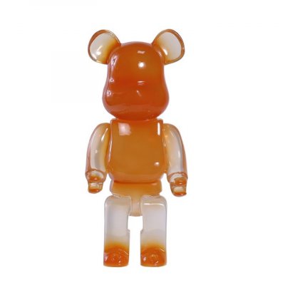 Bearbrick Смола Коричневый Прозрачный 400% (28см)
