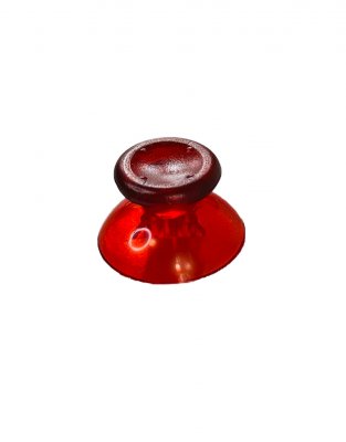 Стик Грибок Шляпка аналога джойстика Xbox360 Прозрачная Красная