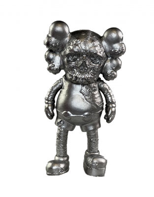 Kaws X Pushead Companion Фигурка (Серебряный) - 25см Kaws X Pushead Companion Фигурка (Серебряный) - 25см