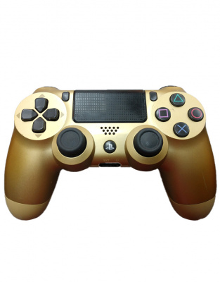 Джойстик Dualshok 4 V2 оригинал Б/У PS4 Золотой