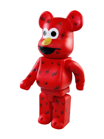 Bearbrick Елмо Улица Сезам Красный 400% (28см)