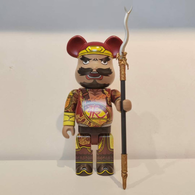 Bearbrick Zhang Fei (Фігурка Чжан Фей) Червоний 400% (28 см)
