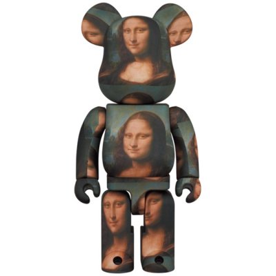 Bearbrick Leonardo De Vinci Mona Lisa 400% (28см)
