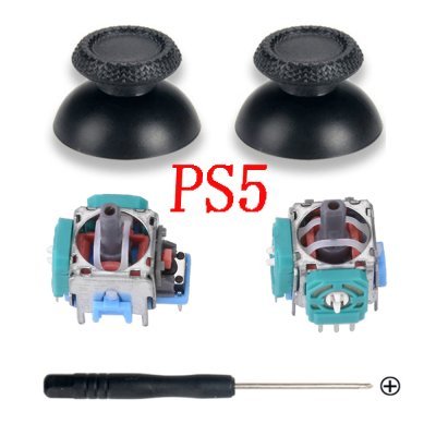 Набір Механізм 3D аналог для геймпада DualSense 2шт, грибочків 2ш викрутка, для джойстика ps5