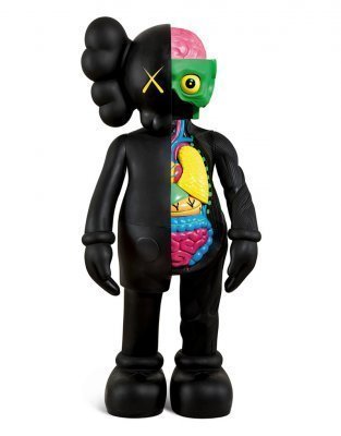 Фигурка KAWS Dissected Companion (Черный) – 37 см Фигурка KAWS Dissected Companion (Черный) – 37 см