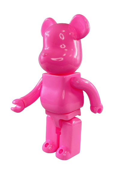 Bearbrick Однотонный (Розовый) 400% (28 см)