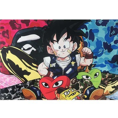 Ковер Kaws Anime Design