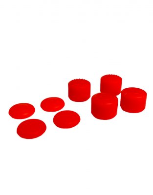 Накладки на стики для Nintendo Switch 8 шт красные NS/NSLite/NSMini
