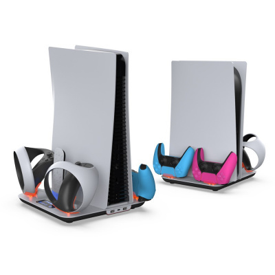 PS5 slim Зарядна база PSVR2 ручка тримач зарядка + гачок  TP5-3550