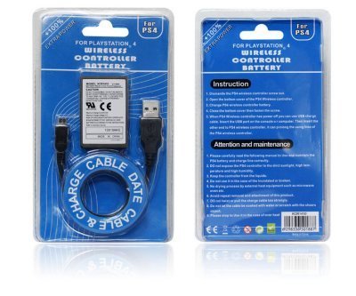 Акумулятор PS4 + кабель USB V1 / 4.5 mm конектор 