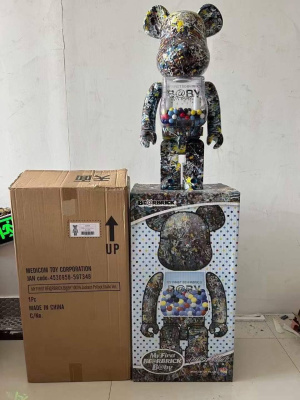 Bearbrick MY FIRST BABY Jackson Pollock Studio 1000% (70 см) 