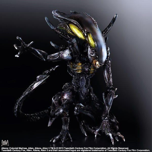 Фігурка Play Arts  Alien Colonial Team Alien Warrior VS Vomiter Figure (26см)