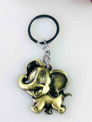 Брелок “Милий слоник” (металевий, ретро-стиль)