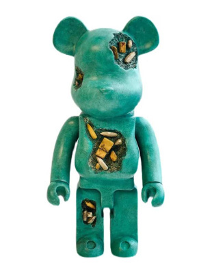 Фігурка Bearbrick — Daniel Arsham (Eroded Bronze) 1000% (70 см)