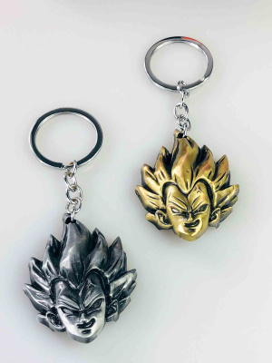Брелок Vegeta (Dragon Ball Z) — металевий брелок з головою Веджети
