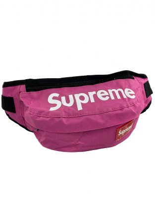 Сумка-бананка Supreme (Розовая)