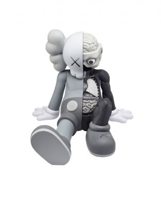 Фигурка Kaws Resting Place Companion (Серый) - 23 см