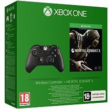 Беспроводной геймпад для Xbox One + игра Mortal Kombat X