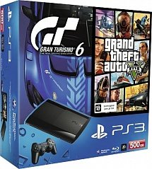 Playstation 3 500Gb + Gran Turismo 6 + Grand Theft Auto 5