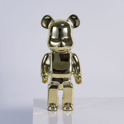Bearbrick Смола Металлик Золото 400% (28см)