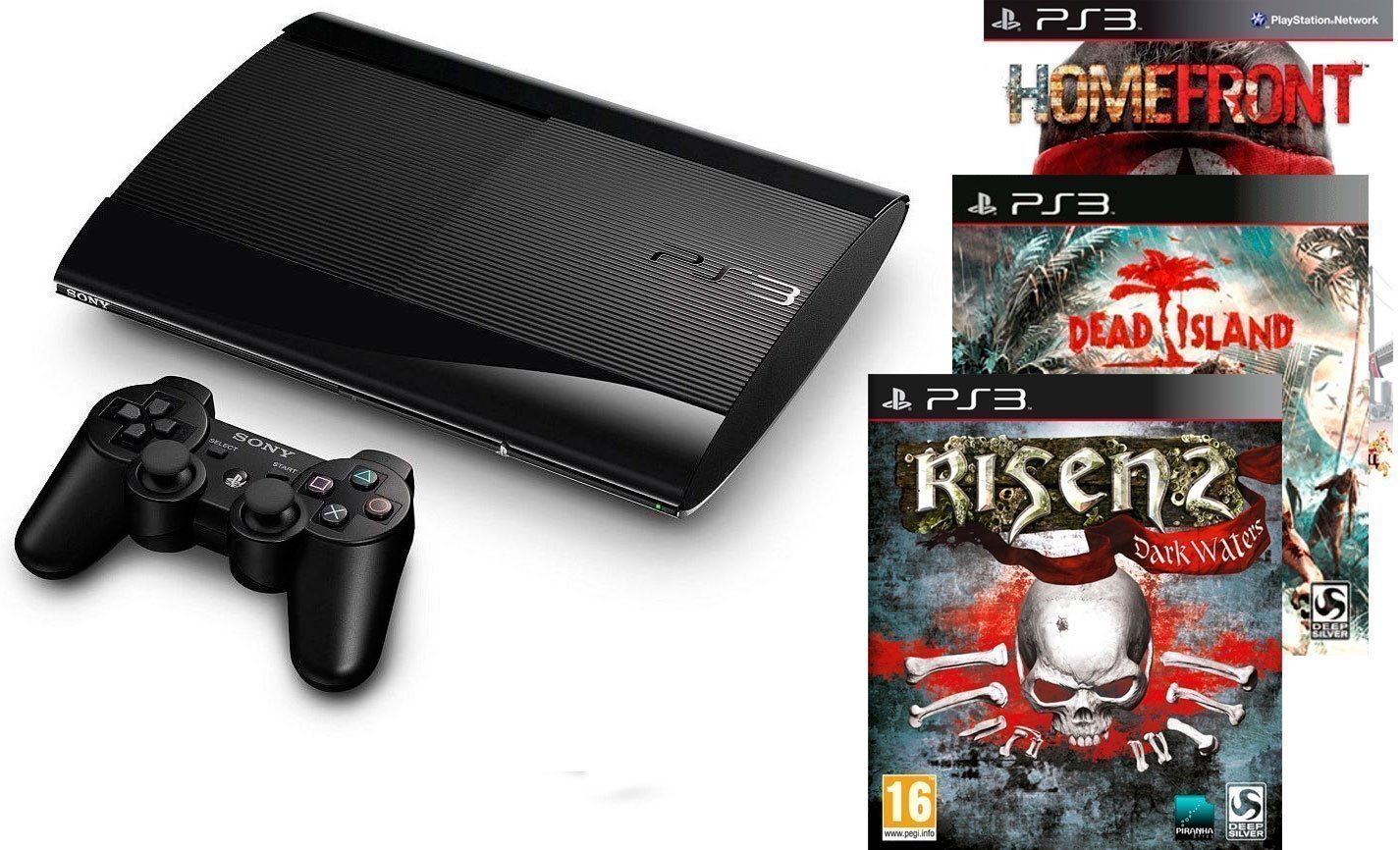 ≡ PlayStation 3 500 GB + 3 игры купить в Украине | GamesUA