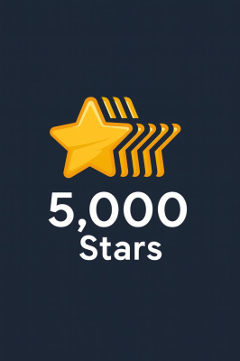 5000 Telegram Stars (Зірочок)