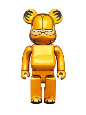 Bearbrick Garfield Gold Chrome 400% (28см)