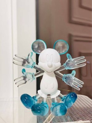 Фігурка Міккі маус руки - ноги (прозорий білий) 30см