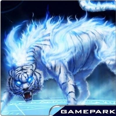 Наклейка PS3 Slim Ледяной тигр (PS3)