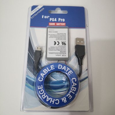 Акумулятор PS4 + кабель USB V2 / 3.3 mm конектор