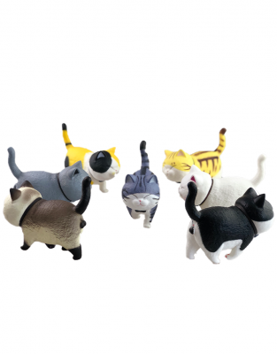 Фигурка 7 няшных котиков 10 см