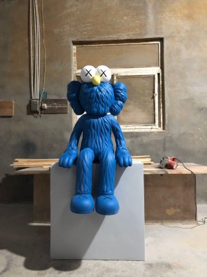 Фігурка KAWS BFF Seeing Lamp (Синій) - 130 см