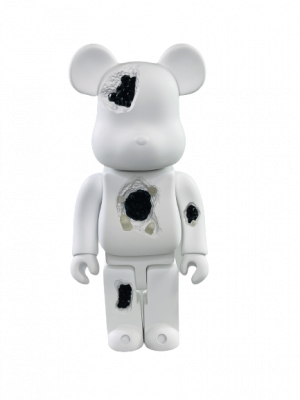 Bearbrick Art OverTurn Black Crystal (Черный Кристалл) 400% (28см)