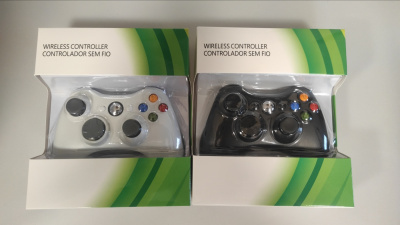 Бездротовий геймпад Xbox 360 (чорний або білий на вибір)