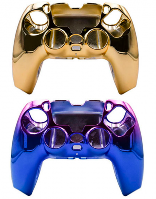 Чехол защитный для DualSense твердий золотий / синій PS5 KJH-PS5-002A