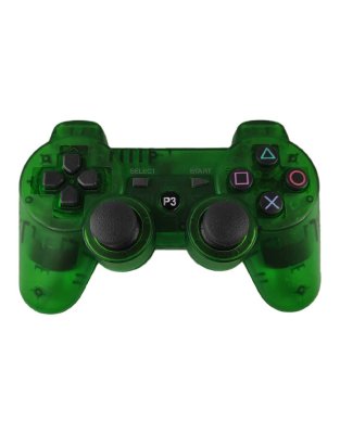 Бездротовий Джойстик PS3 (прозорий зелений) 