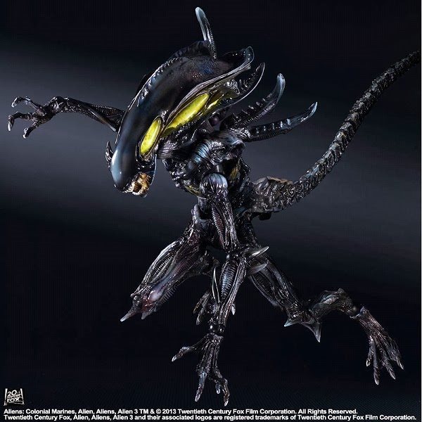 Фігурка Play Arts  Alien Colonial Team Alien Warrior VS Vomiter Figure (26см)