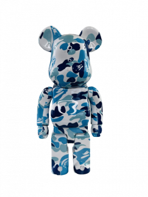Bearbrick A Bathing Ape ABC Camo Blue 400% (28см)