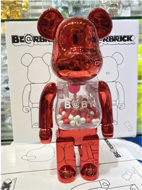 Bearbrick My First Baby Turquoise Ver. (червоний) 400% (28 см)