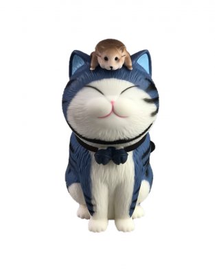 Фигурка Котик с Мышкой 12 см N2